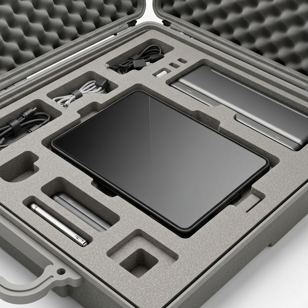 Durable reusable foam case inserts